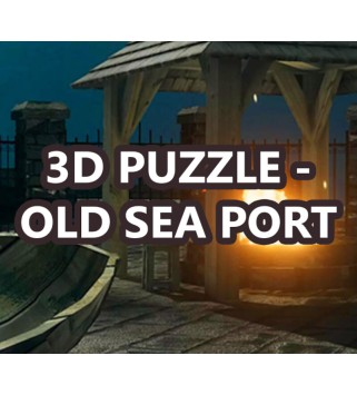 3D PUZZLE - Old Sea Port  Steam Key GLOBAL
